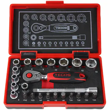 Finmekanikerset Tecos T-0623M 1/4 Tum