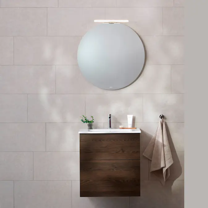 Möbelpaket Miller Badrum New York med Bloc Tvättställ och Spegelskåp