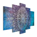 Tavla Arkiio Center Wide Blue 5 delar