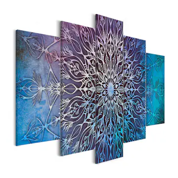 Tavla Arkiio Center Wide Blue 5 delar