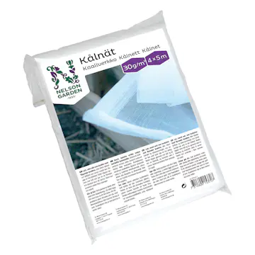 Kålnät Nelson Garden Trädgårdsnät, Plastnät Skydd mot Insekter, Vit 4x5m