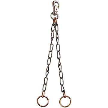 Krubbände Willab Kätting med Karbinhake