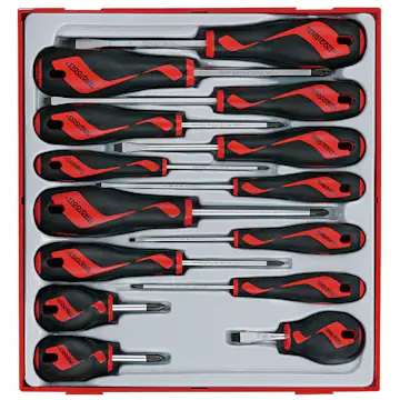 Skruvmejselsats 14 delar Teng Tools TTD914N
