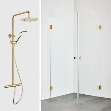 Duschpaket Hafa Duschhörn Infinity med Takduschset Fine