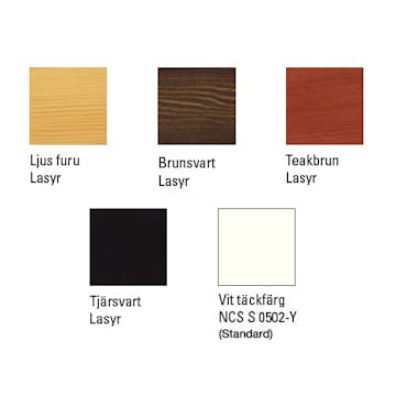 Färgtillval Svenska Fönster Insida Alu