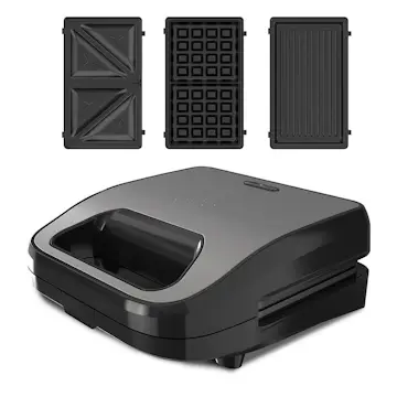 Smörgåsgrill Black+Decker Sandwich Waffle