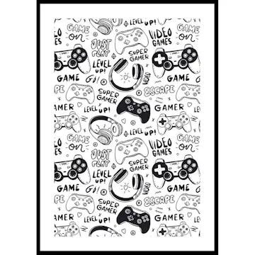 Poster Gallerix Gamer Level Up