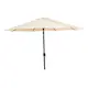 Parasoll Hillerstorp Ø300 cm Beige/Svart med Vev och Tilt Funktion
