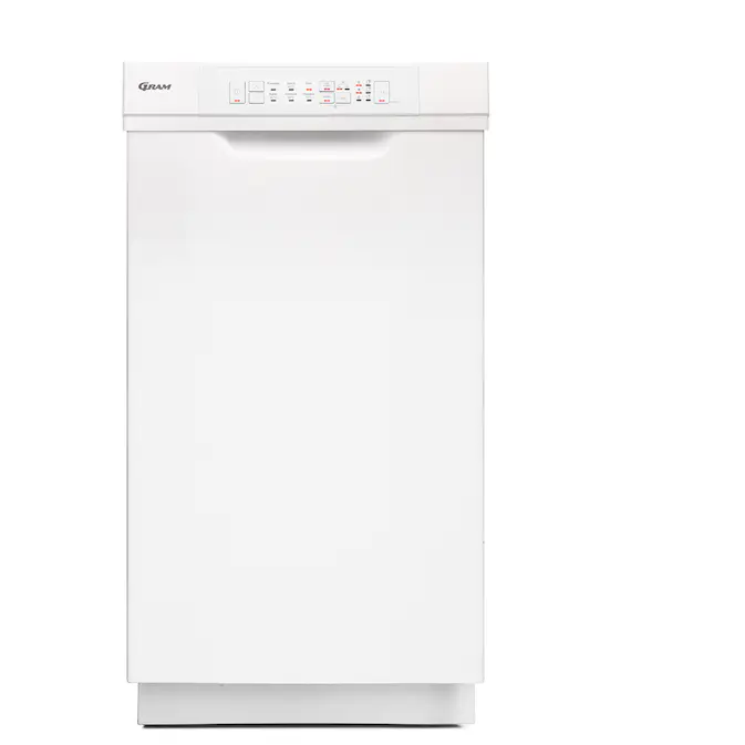 Underbyggd Diskmaskin GRAM OM 4110-90 T/1 Vit med Plats för 10 Kuvert