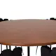 Matgrupp furniture/fashion Copenhagen med 4 Svarta Limhamn Stolar