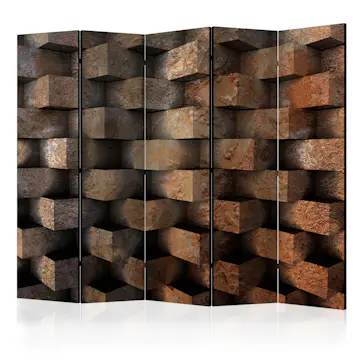 Rumsavdelare Skärmvägg Arkiio Brick Braid II 225x172 cm