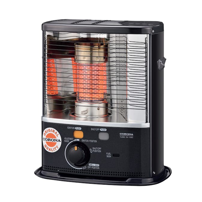 Fotogenkamin Sunwind Corona RX3085 Svart Fotogenvärmare Med Dubbelförbränning 3000 W