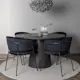 Matgrupp Venture Home Lanzo Ø120 cm med 4 st Selma stolar