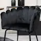 Matgrupp furniture/fashion Copenhagen med 4 Svarta Limhamn Stolar