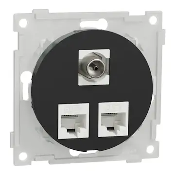 Vägguttag Elko One Modularuttag 2x8 K6 UTP