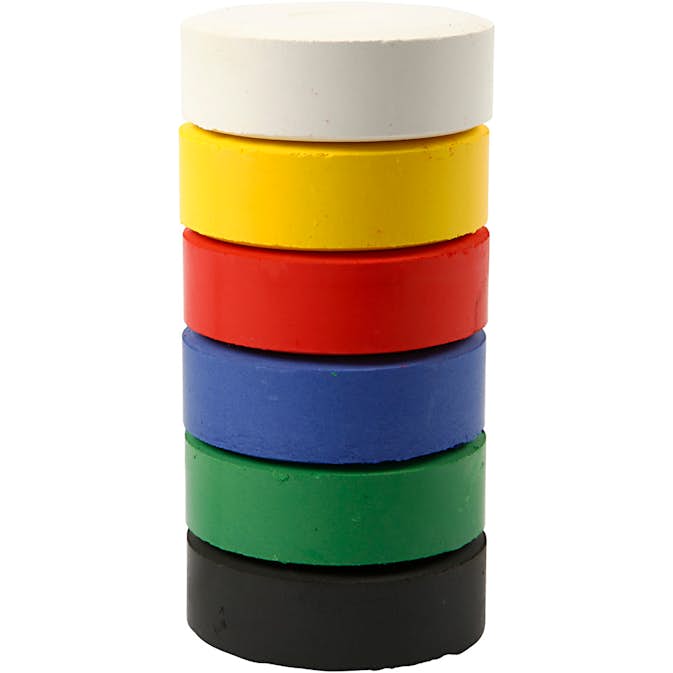 Vattenfärg Creativ Company Primärfärger 19x57 mm 6 St/1 Förp