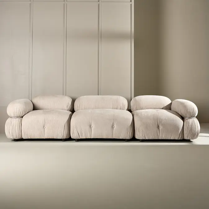 3-sitssoffa Venture Home Mika 3 st Moduler Beige