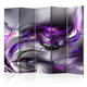 Rumsavdelare Skärmvägg Arkiio Purple Swirls II 225x172 cm