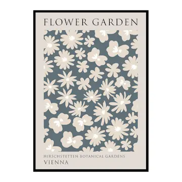 Poster Gallerix Flower Garden Vienna