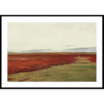 Poster Gallerix Solnedgang Over Brovandene Ved Skagen By Michael Ancher