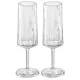 Champagneglas Koziol Club No. 14 100 ml Crystal Clear 2-pack
