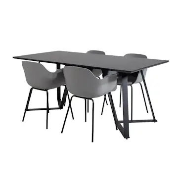 Matgrupp Venture Home Madde med 4 Colombine Stolar