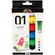 Akrylfärg Creativ Company A-color standardfärger Nr 01 Blank 6st 20 ml/1 Förp