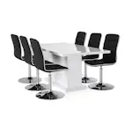 Matgrupp Scandinavian Choice Ratliff med 6 Frida Stolar