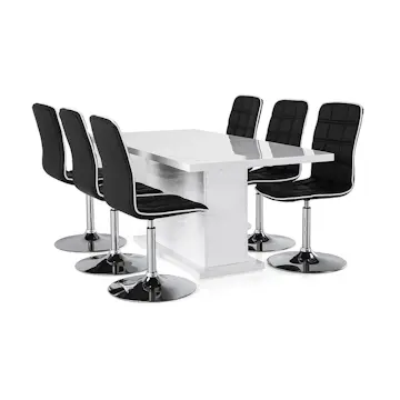 Matgrupp Scandinavian Choice Ratliff med 6 Frida Stolar