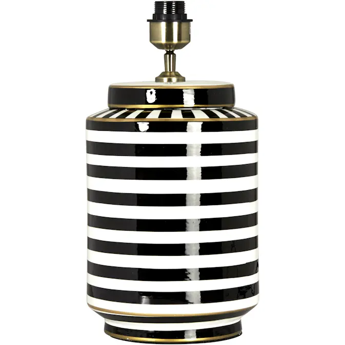Lampfot PR Home Gatsby Svart/Vit i Keramik 43cm