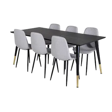 Matgrupp Venture Home Dipp med 6 Polar Stitches Stolar