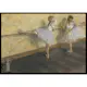 Poster Gallerix Dancers Practicing at the Barre By Edgar Degas