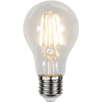 LED-lampa Star Trading E27 A60 Twilight Sensor Klar 4,2W