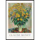 Poster Gallerix Jerusalem Artichoke Flowers 1880 By Claude Monet