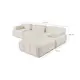 Divansoffa Andrarum Bengul Bubblig 3-sits