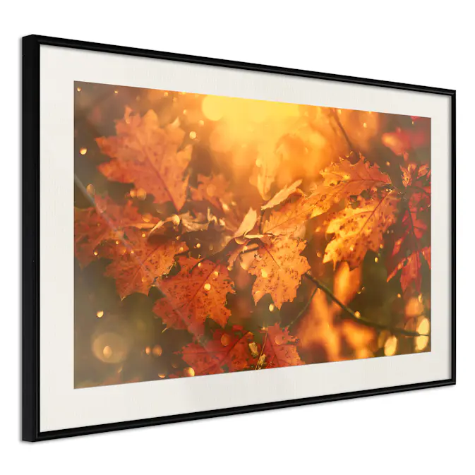 Poster Artgeist Affisch Dancing Leaves