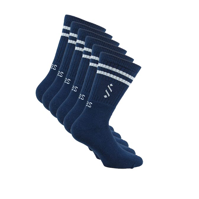 Bomullsstrumpa Jalas 4400 Marin 6-Pack