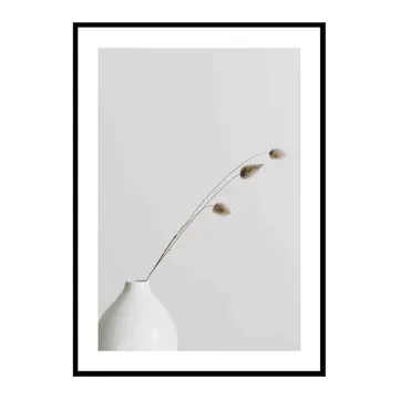 Poster Gallerix Dried Flower White Vase