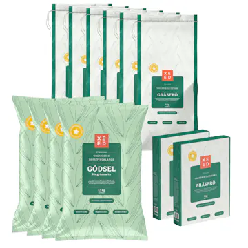 Gräsfrö Xeed Paket Med Gödsel Nyanläggning 1050 kvm