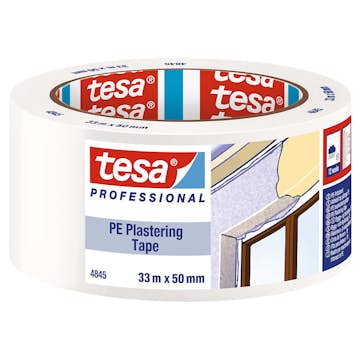 Byggtejp Tesa PE 4845 Vit 33 m x 50 mm