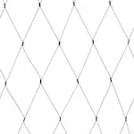 Ljusslinga Gnosjö Konstsmide Nät 40 Varmvita LED 80x80 cm Frostad