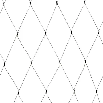 Ljusslinga Gnosjö Konstsmide Nät 40 Varmvita LED 80x80 cm Frostad