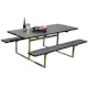 Picknickbord Hortus Nonwood Antracit Galvaniserad Ram Hel