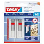 Självhäftande Skruv Tesa Justerbar Slät Yta 3 kg