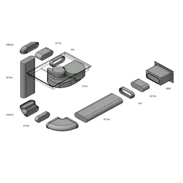 Rörpaket 3 BORA PURE flat