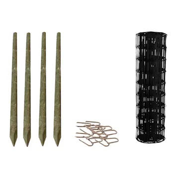 Villastängsel HORTUS Svart Lyx Komplett Set