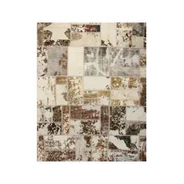 Persisk Patchworkmatta D-sign Handknuten 750879