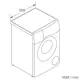 Tvätt/Torkmaskin Siemens WN54C2A0DN iQ700 10.5/6 kg