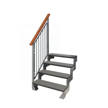 Trädgårdstrappa Dolle Gardentop Trimax med Nordic Räcke