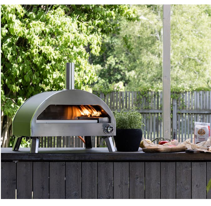 Pizzaugn Venture Home Kerang med Gasoltändning & Keramikplatta